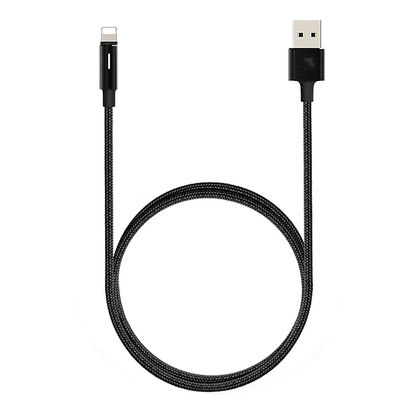 Auto Cut Off Nylon Quick Charging Cable Smart Disconnect Intelligent USB Date Cable